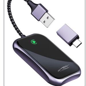 Sleek Wireless CarPlay Adapter